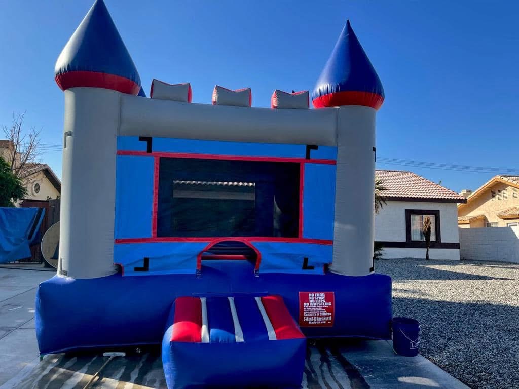 Professional bounce house setup